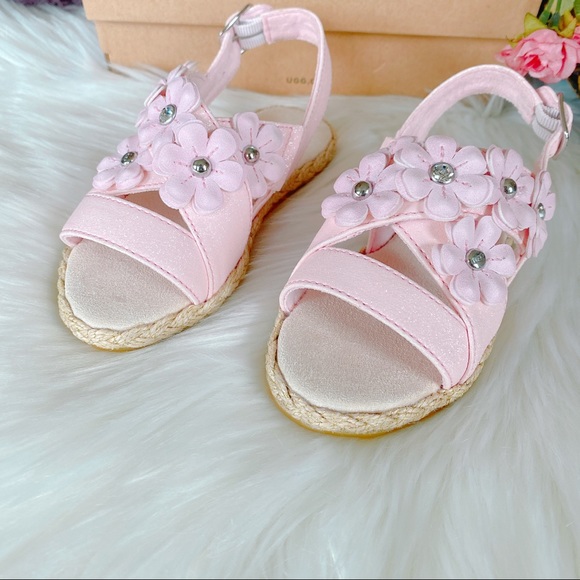 UGG Allairey Sparkles Espadrille Sandal - Pink - Picture 2 of 8